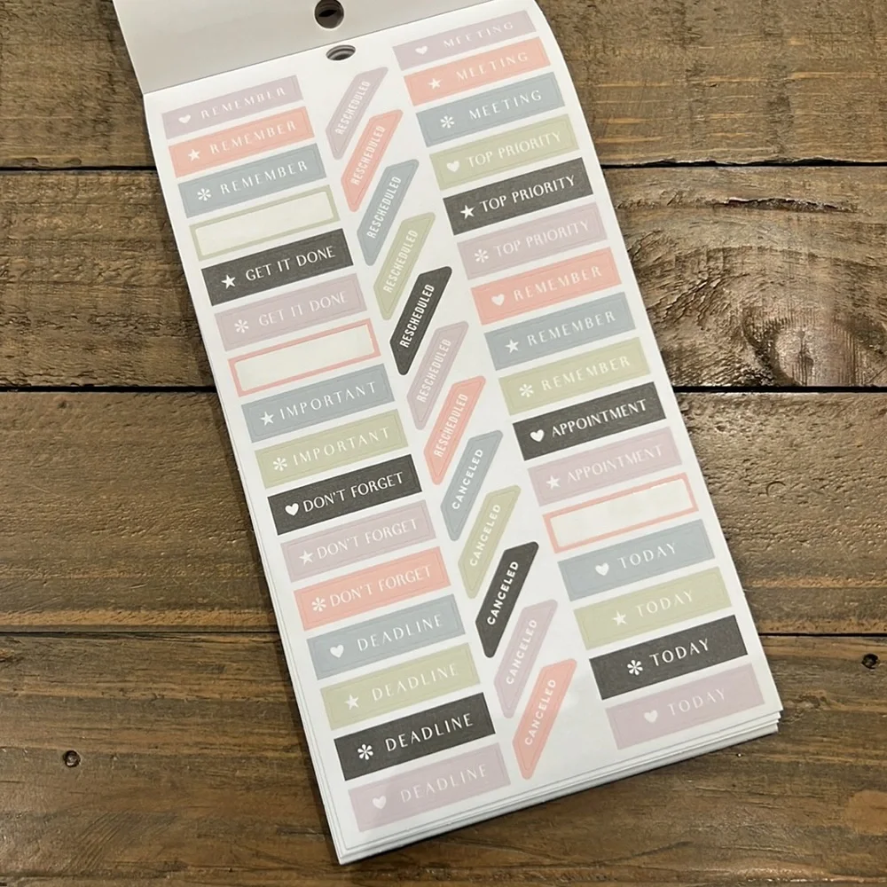 The Happy Planner ‘Free Spirit’ sticker sheets